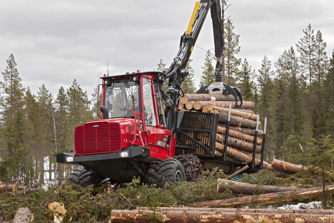 Обои картинки фото техника, лесоповалочная техника, komatsu