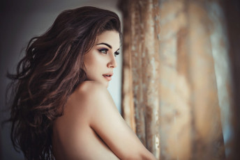 Картинка девушка девушки -unsort+ брюнетки темноволосые olga mazurova модель