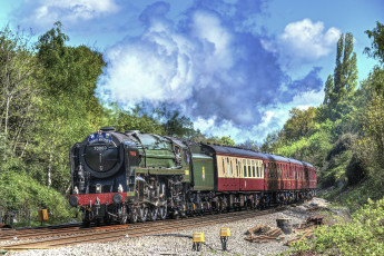 Картинка техника паровозы состав локомотив