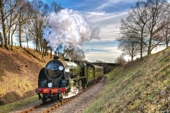 Картинка техника паровозы состав локомотив