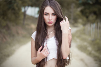 Картинка девушка девушки -unsort+ брюнетки темноволосые модель