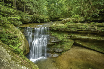 Картинка природа водопады простор