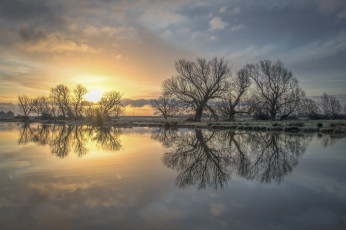 Картинка природа восходы закаты простор