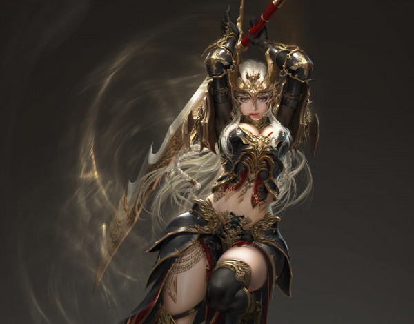 Обои картинки фото видео игры, league of angels, девушка