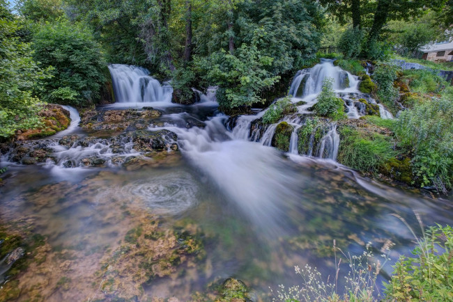 Обои картинки фото природа, водопады, простор