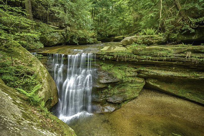 Обои картинки фото природа, водопады, простор