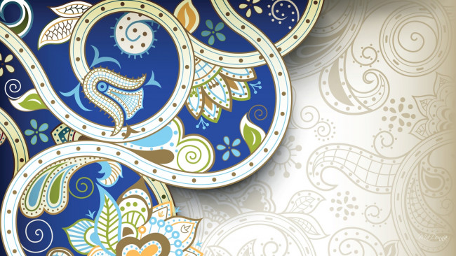 Обои картинки фото векторная графика, цветы , flowers, узор, цвет, фон