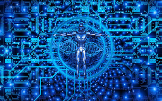 Обои картинки фото 3д графика, фантазия , fantasy, взгляд, фон, плата, мужчина