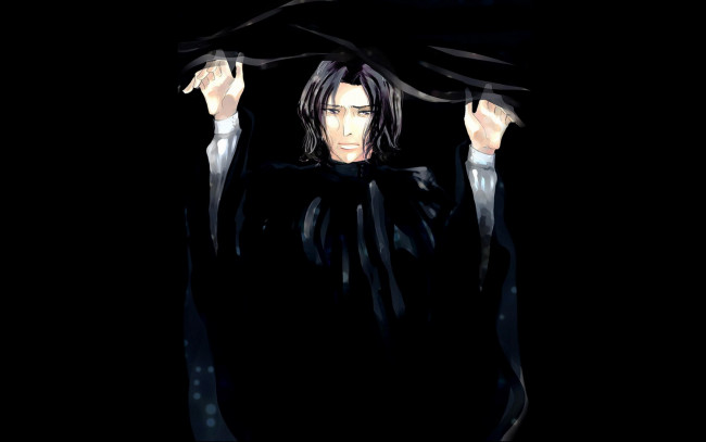 Обои картинки фото рисованное, кино,  мультфильмы, северус, снейп, мантия