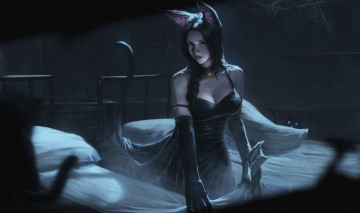 Картинка фэнтези оборотни девушка