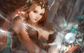 Картинка видео+игры perfect+world +total+war девушка магия