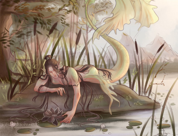 Обои картинки фото аниме, mo dao zu shi, the, untamed, неукротимый, повелитель, чэньцин, мосян, тунсю, mo, dao, zu, shi, магистр, дьявольского, культа