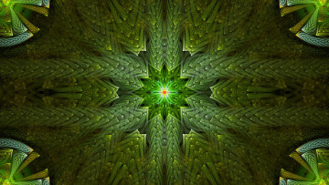 обоя 3д графика, фракталы , fractal, узор