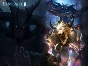 Картинка видео+игры lineage+ii +the+chaotic+chronicle персонажи люди демоны бой
