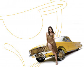 Картинка автомобили авто девушками