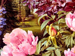 Картинка рисованные цветы