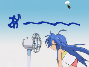 Картинка аниме lucky star