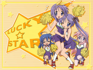 Картинка аниме lucky star