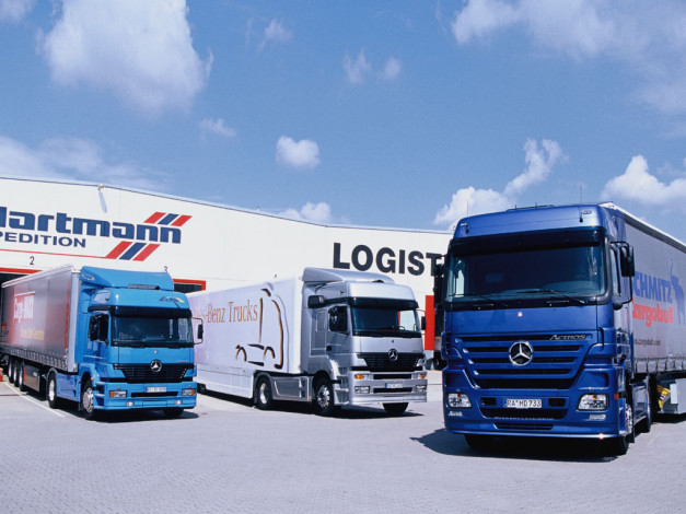 Обои картинки фото автомобили, mercedes, trucks