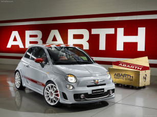 Картинка fiat 500 abarth esseesse 2009 автомобили