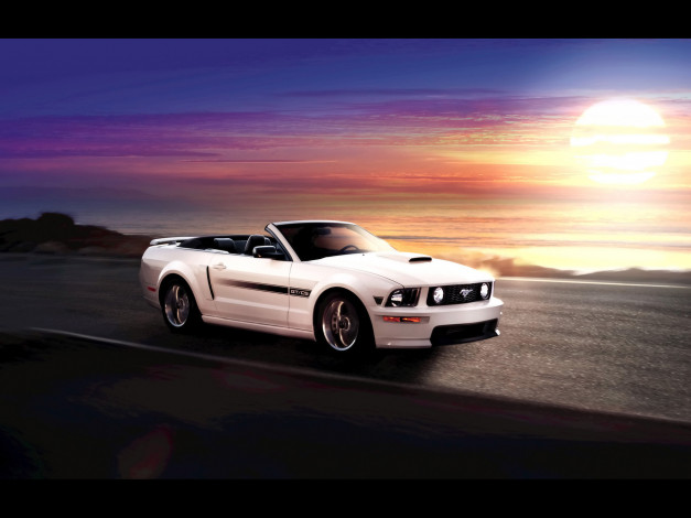 Обои картинки фото 2009, ford, mustang, gt, california, special, автомобили