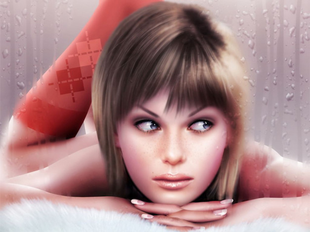 Обои картинки фото рисованные, люди