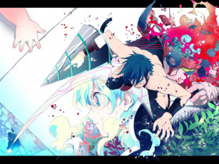 Картинка аниме tengen toppa gurren lagann nia teppelin simon