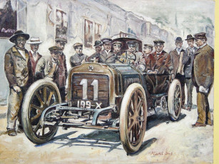 Картинка рисованные авто мото