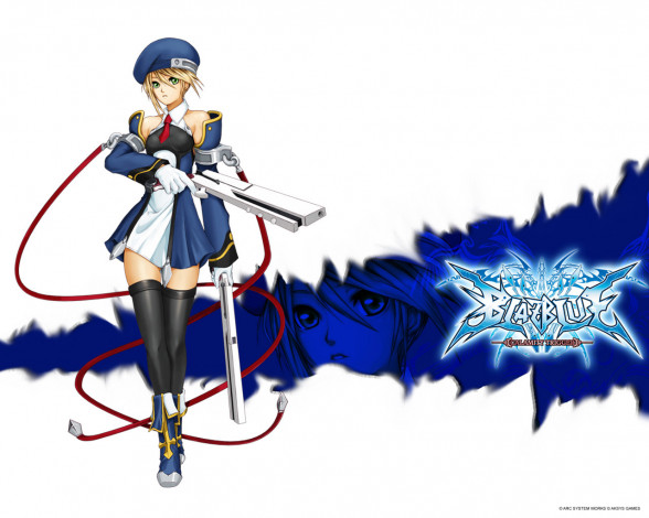 Обои картинки фото blazblue, calamity, trigger, видео, игры