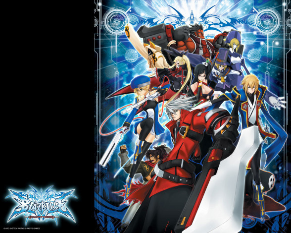 Обои картинки фото blazblue, calamity, trigger, видео, игры