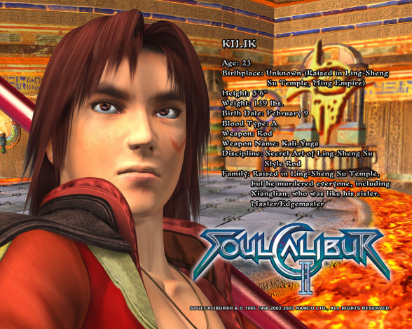 Обои картинки фото soulcalibur, ii, видео, игры