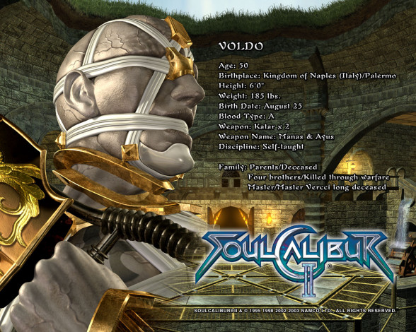 Обои картинки фото soulcalibur, ii, видео, игры