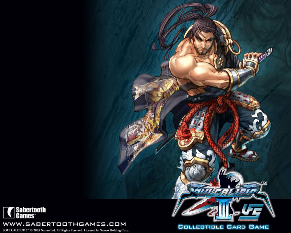 Обои картинки фото soulcalibur, iii, collectible, card, game, видео, игры