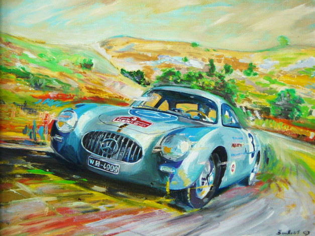 Обои картинки фото рисованные, авто, мото