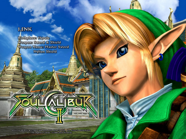 Обои картинки фото soulcalibur, ii, видео, игры