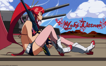 Картинка аниме tengen toppa gurren lagann yoko littner