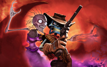 Картинка the gunstringe видео игры скелет