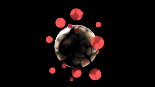 Обои картинки фото 3д, графика, шары, абстракция, узор