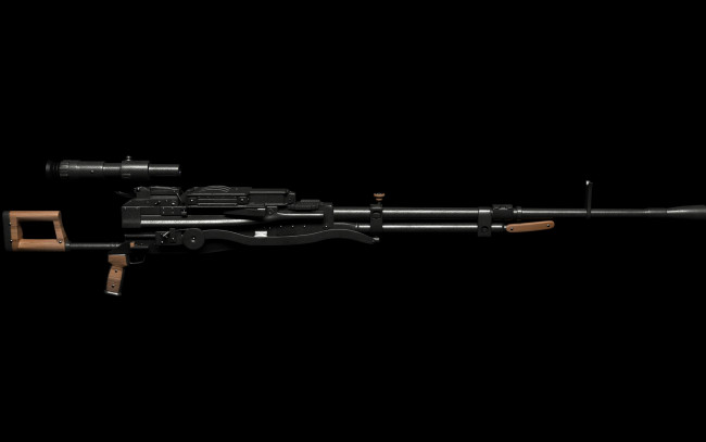 Обои картинки фото оружие, 3d, нсв, утес, 7, путемет, колибр, 12, нсвт