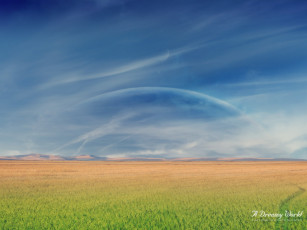 Картинка разное компьютерный дизайн облака планета поле