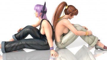 Картинка 3д графика anime аниме девушки