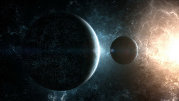 Картинка космос арт планеты