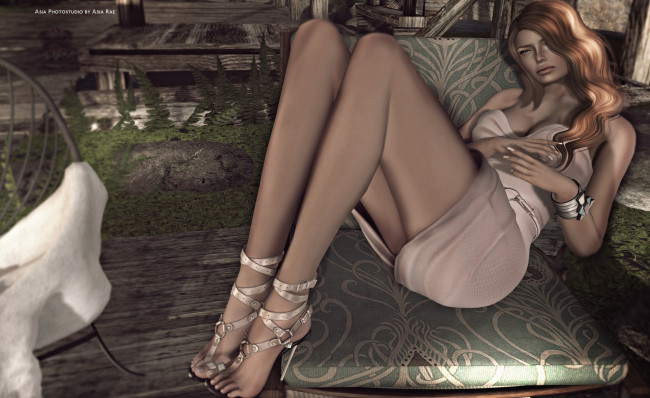 Обои картинки фото 3д, графика, people, люди, девушка, ноги