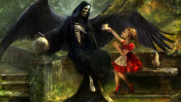 Картинка фэнтези красавицы+и+чудовища крылья