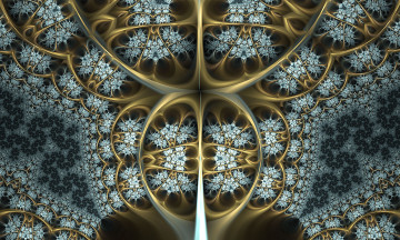 Картинка 3д+графика фракталы+ fractal цвета фон узор