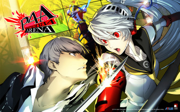 Картинка аниме persona+4 labrys девушка парень teddie narukami yuu
