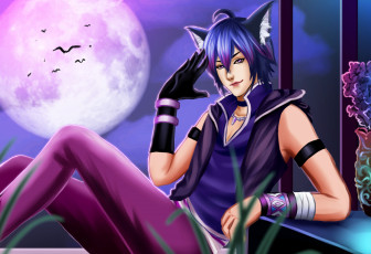 Картинка разное арты арт парень ушки