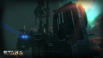 Картинка видео+игры star+conflict вселенная полет космический корабль