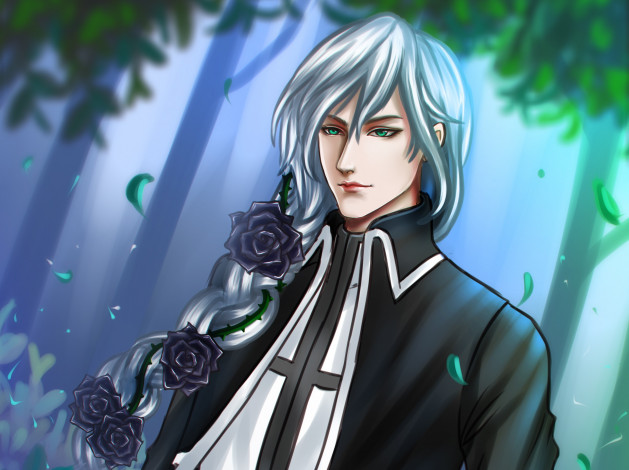 Обои картинки фото разное, арты, арт, парень, аниме