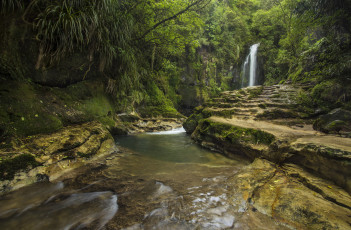 Картинка природа водопады простор